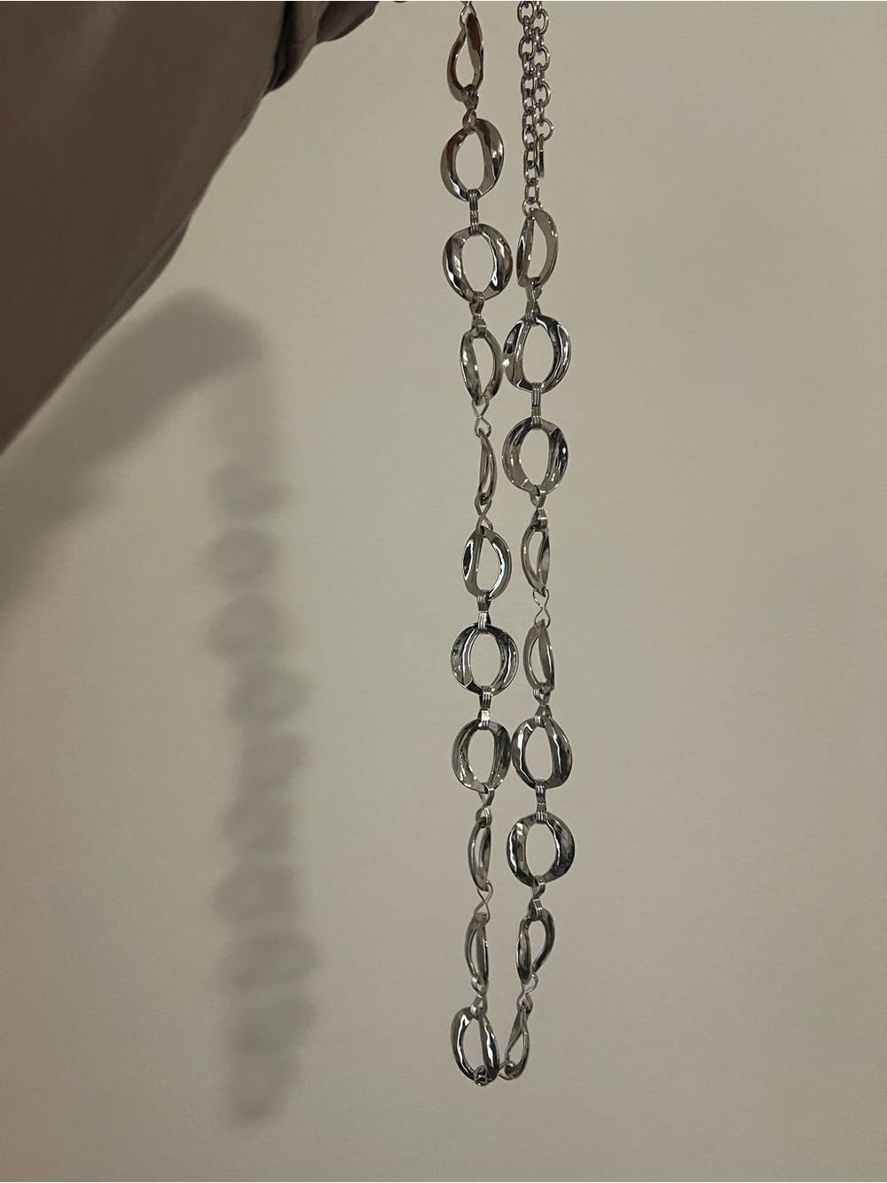 Silver Link Chain belt